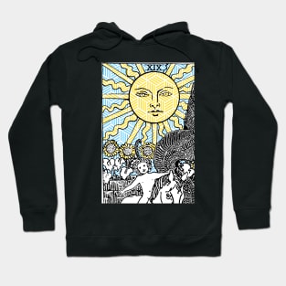 Geometric Tarot Print - The Sun Hoodie